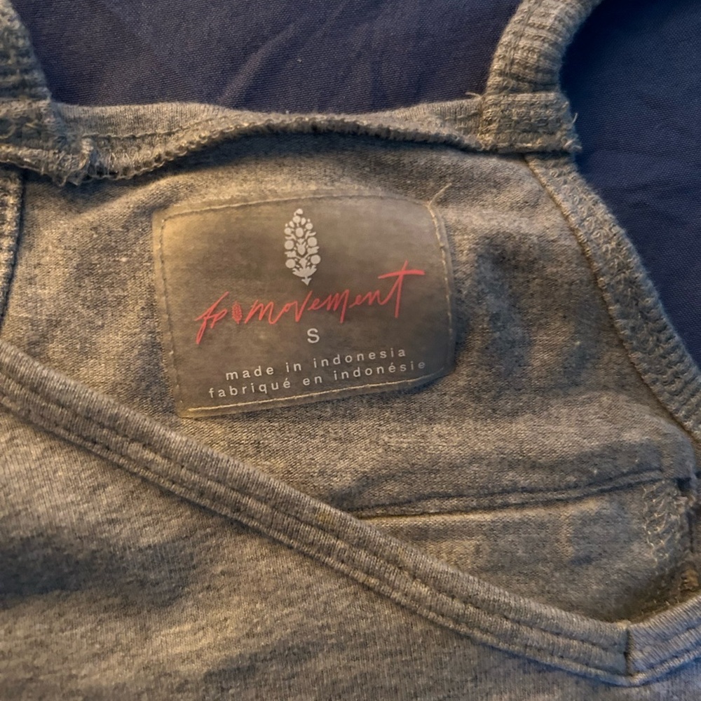 Free people hot shot indie in light grey “heather grey”